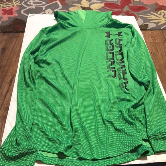Under Armour Bright Green Pullover - Picture 1 of 3